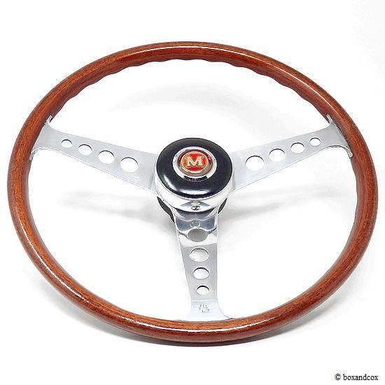 1960's LES LESTON GRAND PRIX WOOD STEERING WHEEL for MINI/レス