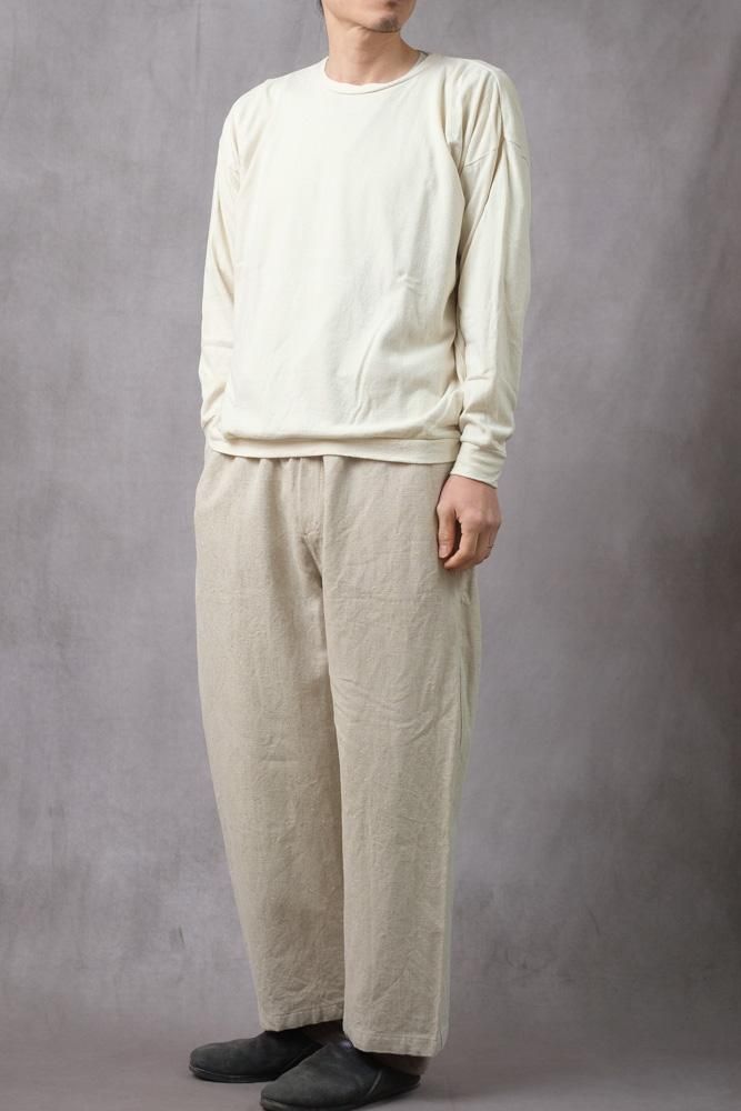 強撚絹紬糸ワイド長袖 生成 / MITTAN通販 ミッタン | TOCAKU(トカク)