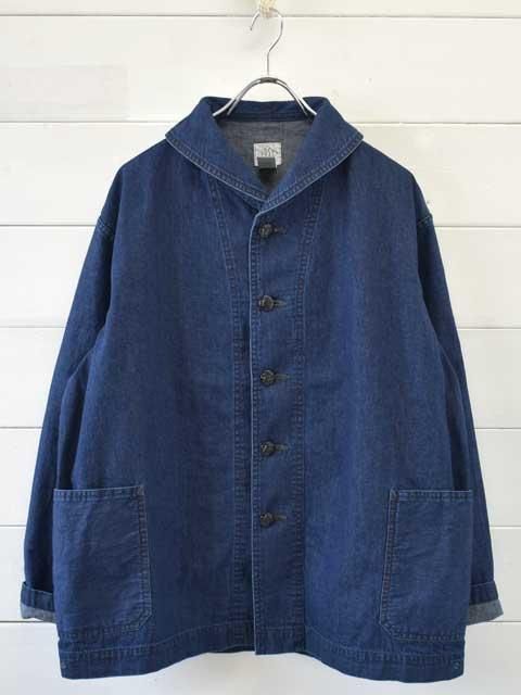 POST OVERALLS (ポストオーバーオールズ) NAVY BLU-F -8oz. deep