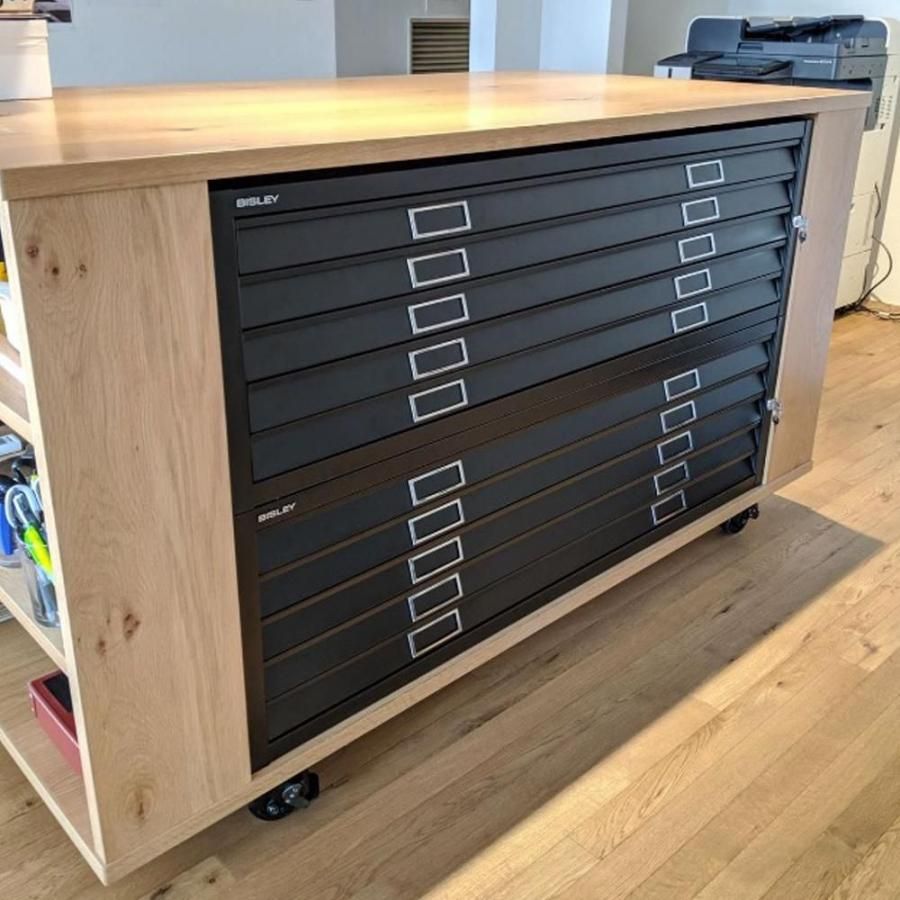 ビスレー A1サイズ マップケース 引き出し5段 FCB43 （MAP CASE）