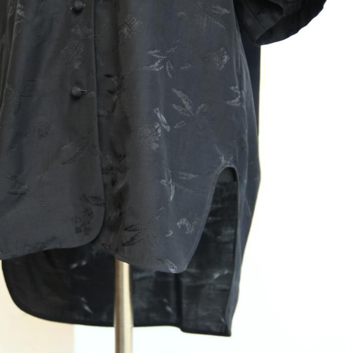 Mame Kurogouchi マメ クロゴウチ Karako Jacquard Open Collar Shirt