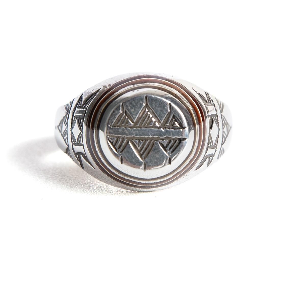 TOUAREG SILVER / トゥアレグシルバー]SILVER RING EBONY リング