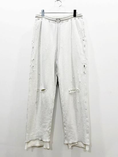 ANCELLM（アンセルム） 2023AW 23AW CRASH SWEAT LAYERED PANTS