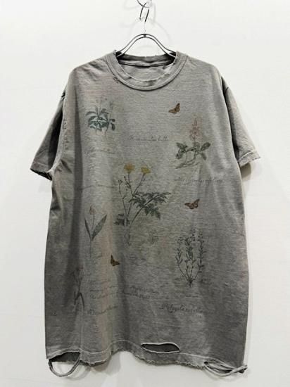 ANCELLM（アンセルム） 2024SS 24SS BOTANICAL T-SHIRT Pepper - Laid