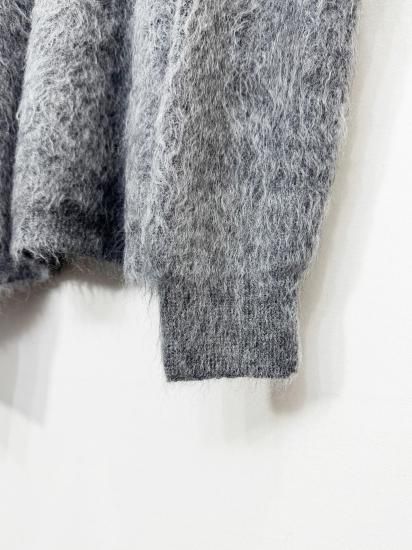ssstein（シュタイン）2025AW 25AW KID MOHAIR KNIT CREW NECK LS Grey