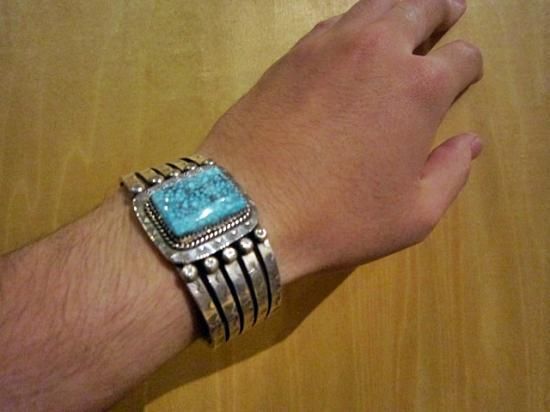 Sonny Spruce/ソニー・スプルース キングマンスタンプワーク バングル