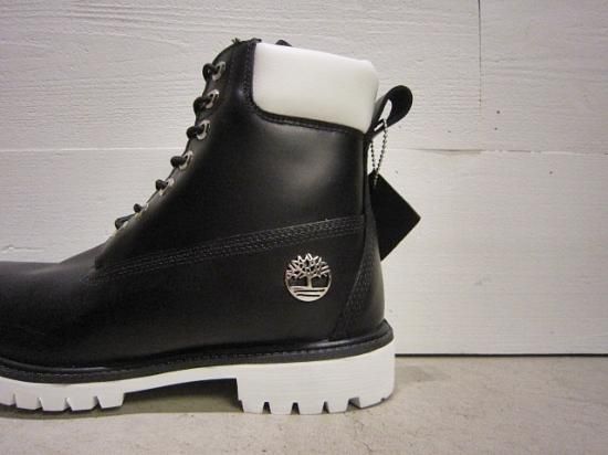 stussy×Timberland 6-inch Zip Boots Black×White - Laid back(レイド