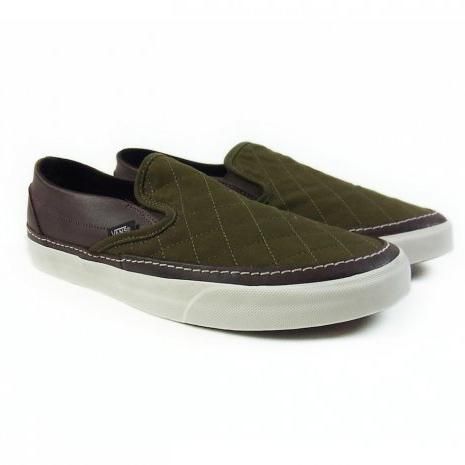 Barbour Waxed × VANS CLASSIC SLIP-ON - Candyrim