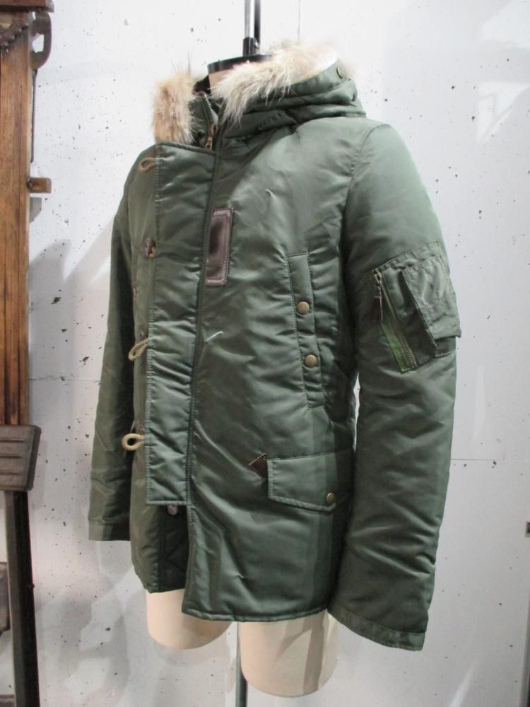 SALE セール wjk nylon N-3B ジャケット ブルゾン (WINE/KHAKI/BLACK