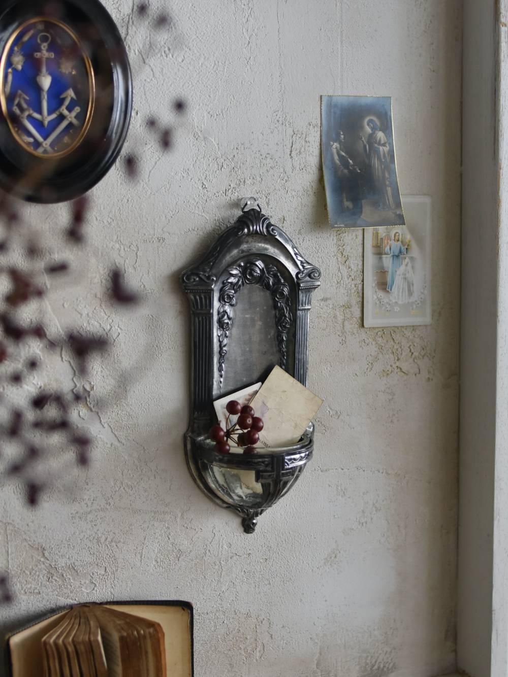 フランスアンティーク雑貨 アンティーク聖水盤.14 アンティークベニティエ