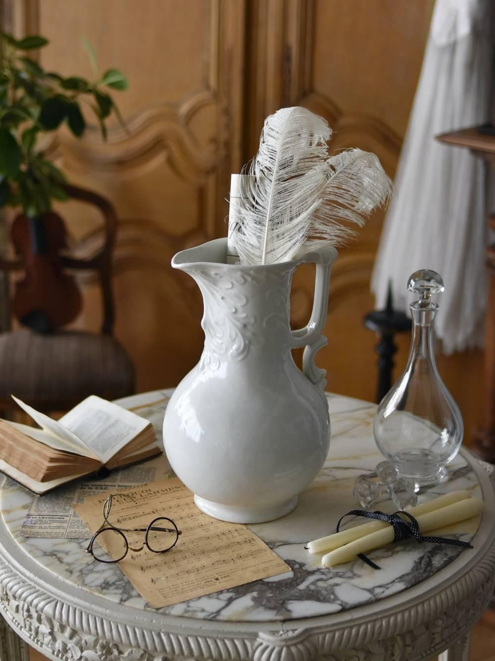 フランスアンティーク食器 アンティークピシェ.L W.Guérin & Cie