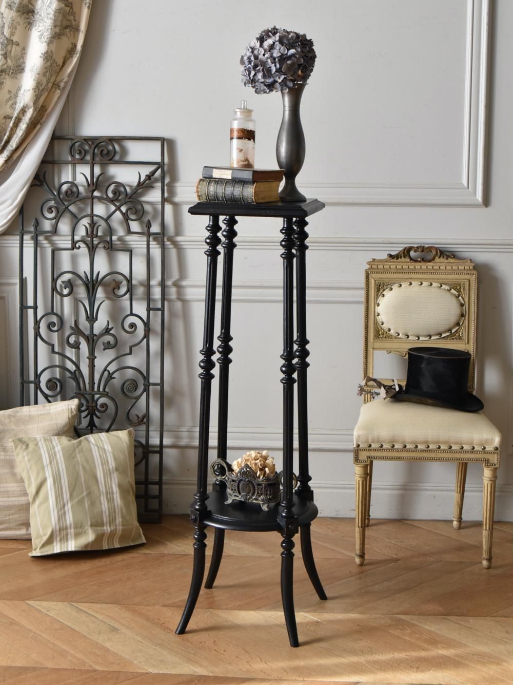 フランスアンティーク家具 アンティーク花台.5 フレンチサイドテーブル