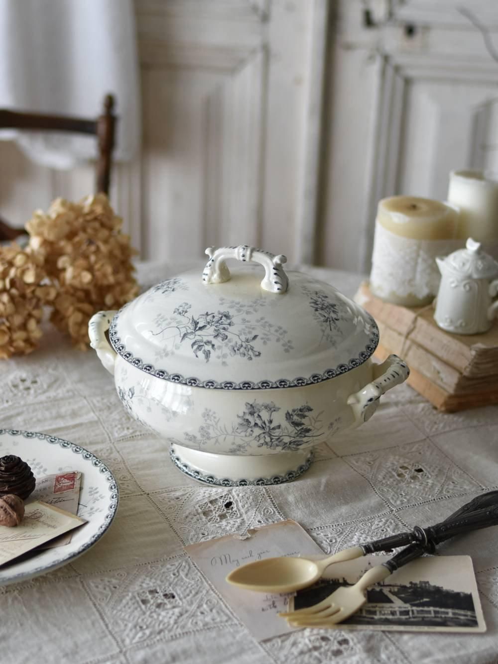 スーピエール.ROSCOFF フランス アンティーク 食器 CHOISY LE ROI