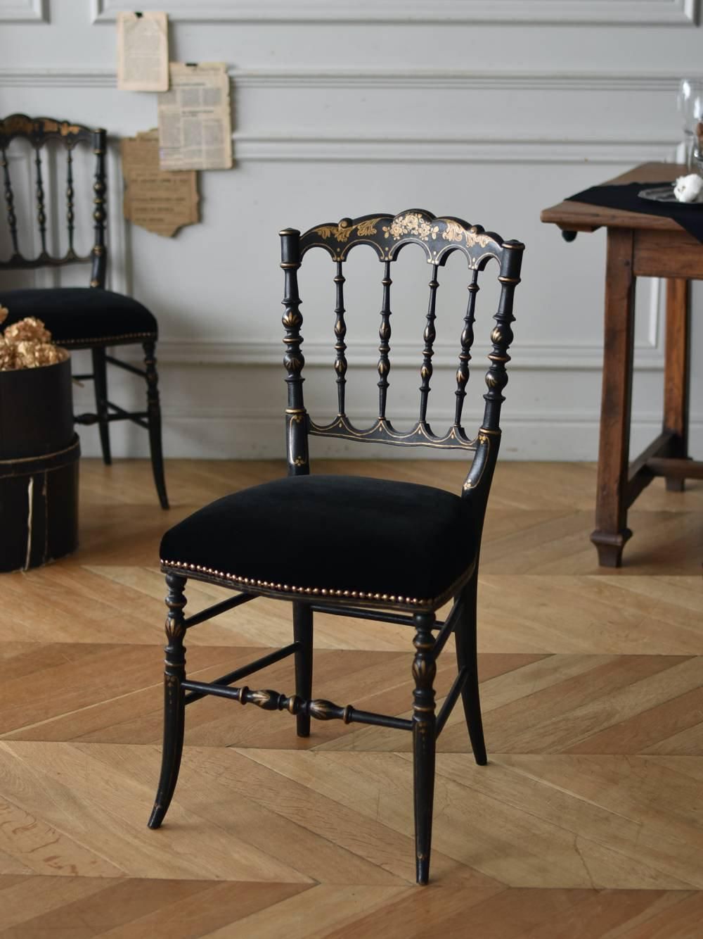 ナポレオンチェア.7A フランス アンティーク 椅子