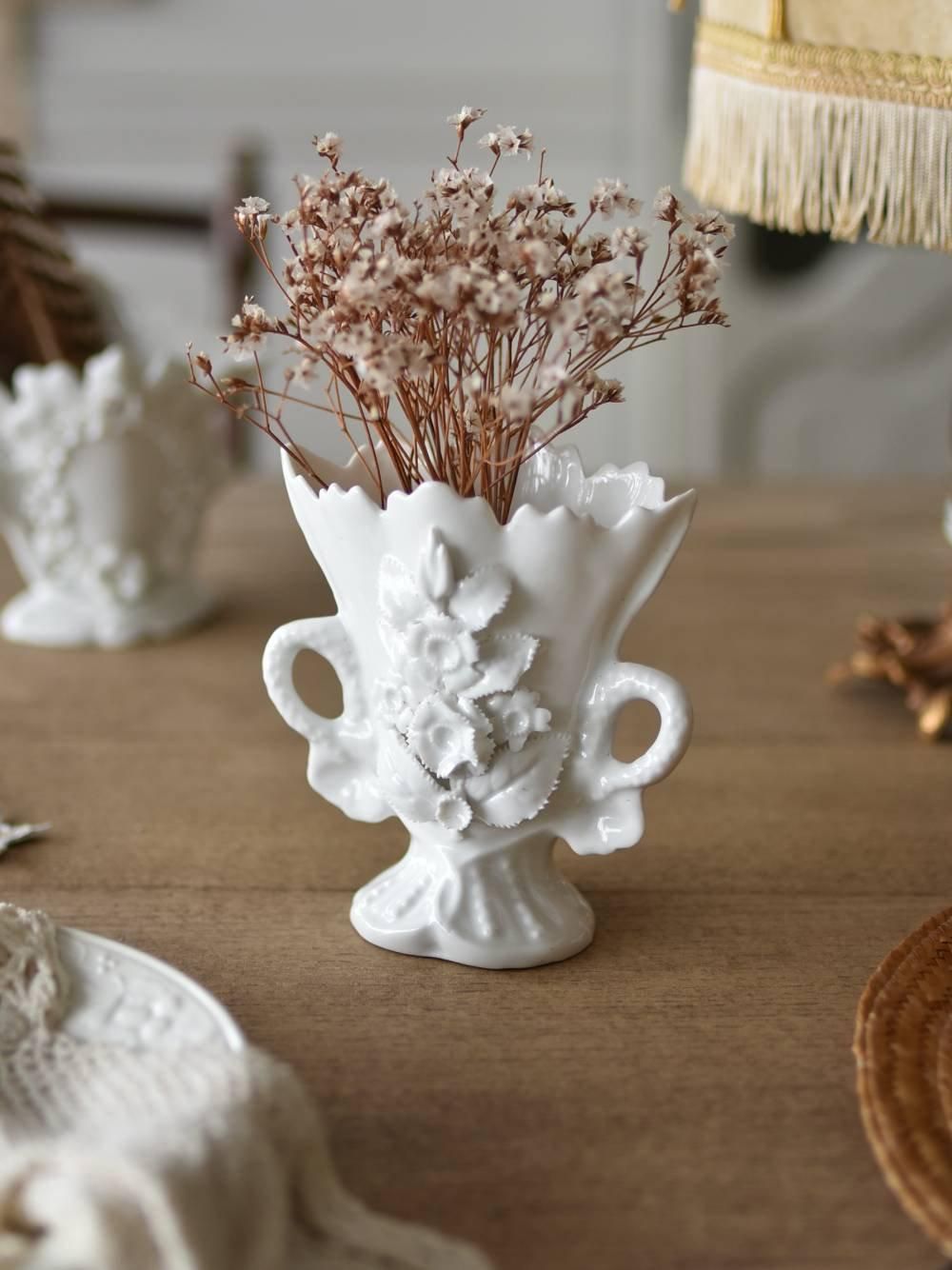 フラワーベース.4A フランス アンティーク 花器 花瓶