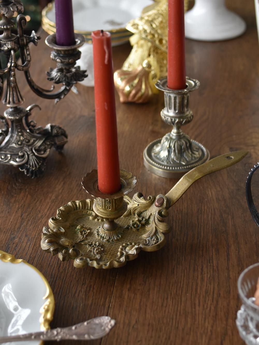 ルイの部屋！ フランスアンティーク・燭台・ キャンドルスタンド