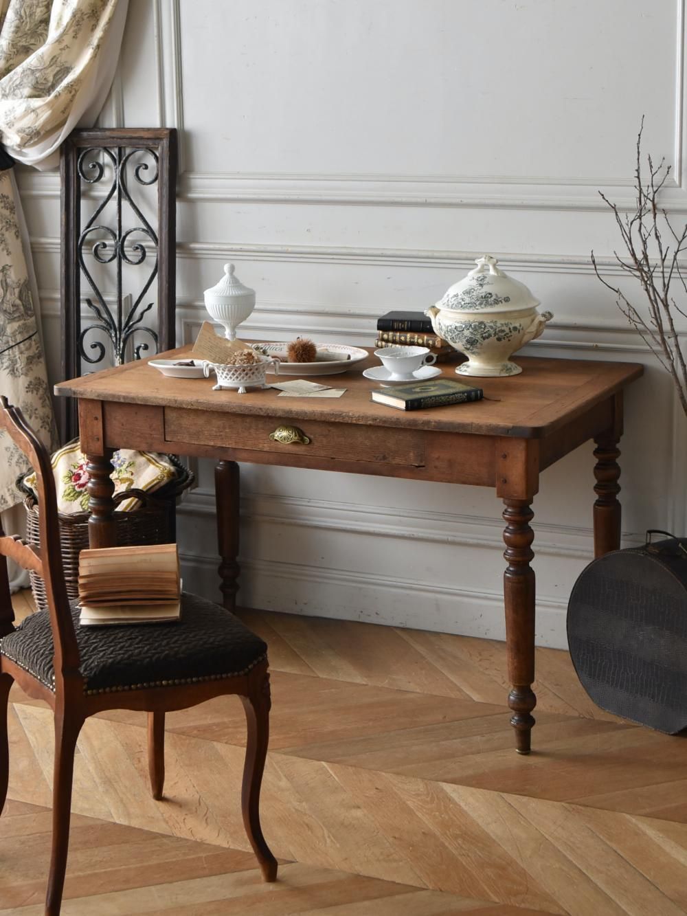 アンティークデスク.13 フランスアンティーク家具 テーブル コンソール