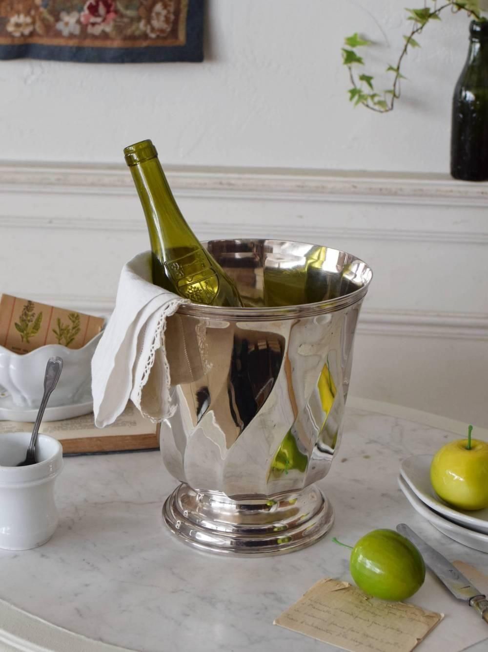 ワインクーラー.Christofle3 フランス テーブルウェア ヴィンテージ