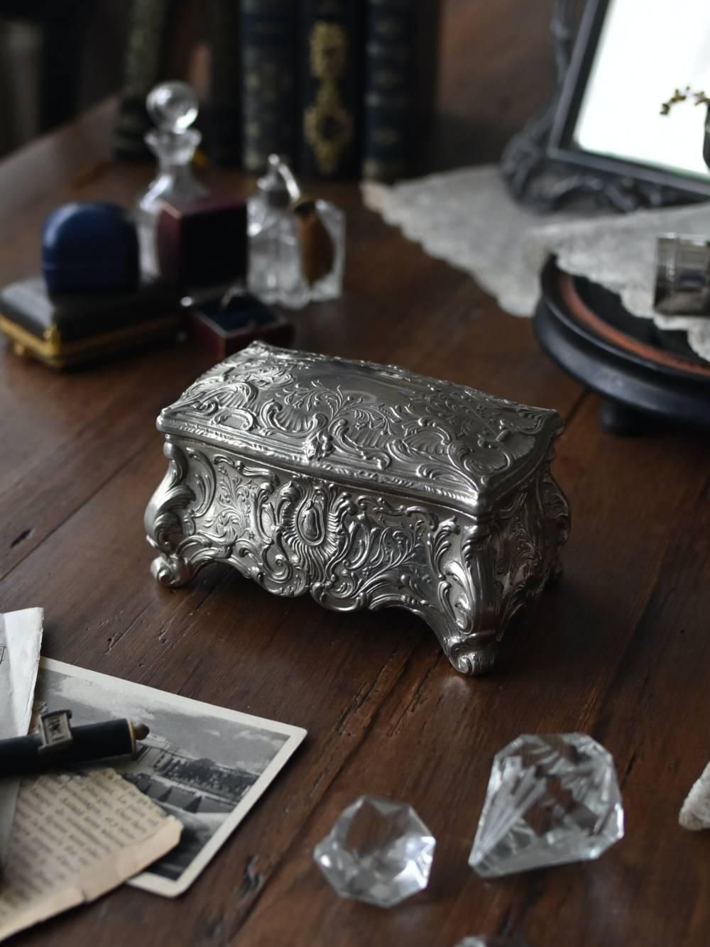 ジュエリーボックス.21 イタリアヴィンテージ雑貨 宝石箱 小物入れ