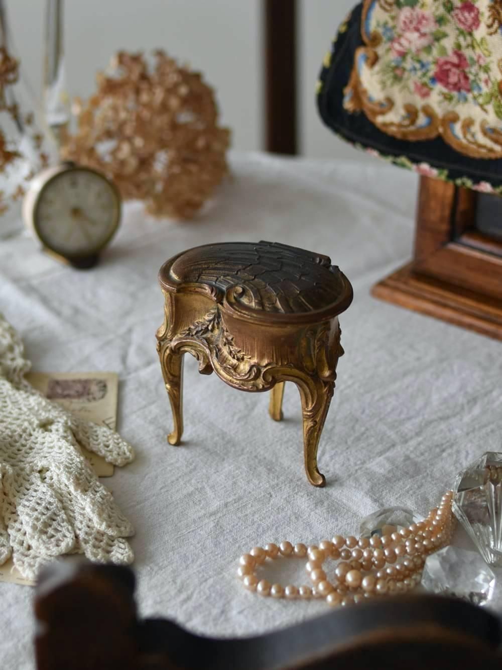 ジュエリーボックス.23 フランスアンティーク雑貨 小物入れ 宝石箱