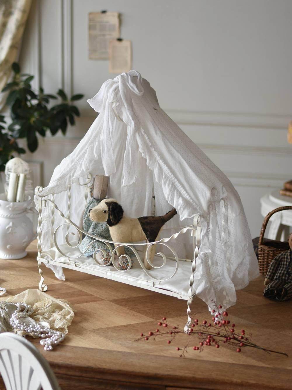 アイアンドールベッド.18 フランスアンティーク家具 ドール用家具