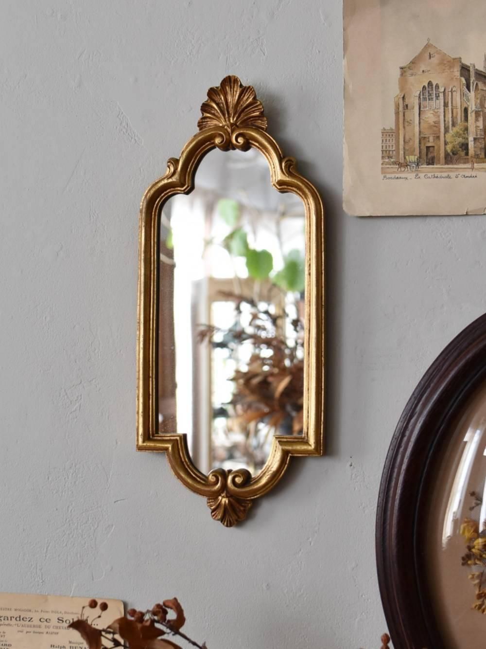 Goldフレンチミラー.3 フランスアンティークインテリア インテリア 鏡