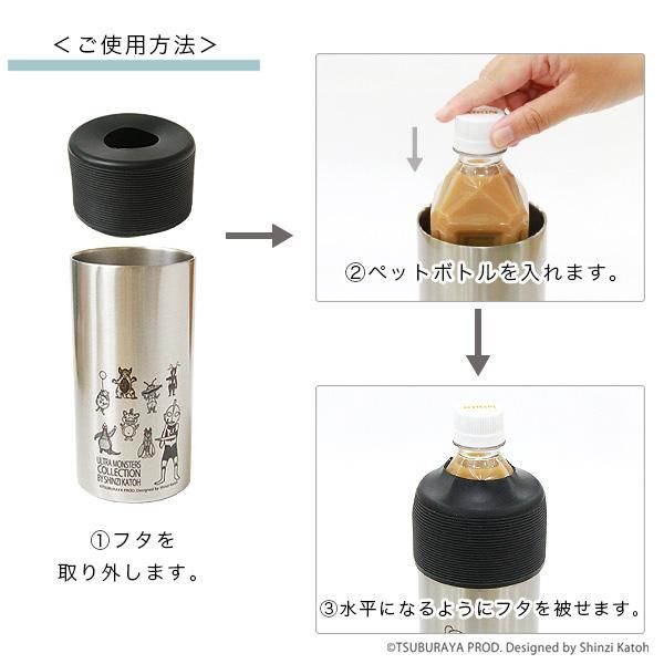 四角も入るボトルホルダー 500～670ml［オールスター］ - 雑貨