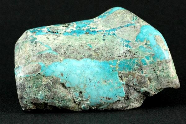 キングマン産ターコイズ 原石 磨き 196g｜天然石 原石 通販 キラリ石