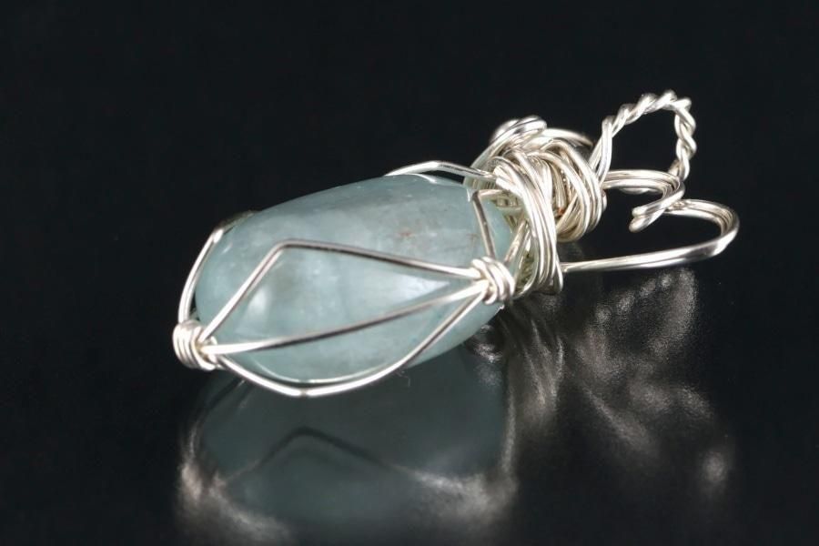 天然石のワイヤーアクセサリー アクアマリン｜天然石通販キラリ石