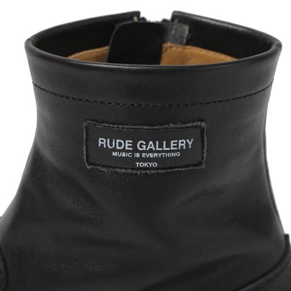 RUDE GALLERY ] サイドジップブーツ / SIDE ZIP BOOTS (black