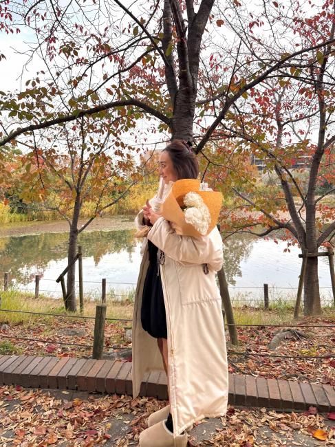 在庫調整】soft cream 2way bench coat【ホワイト/Mサイズのみ】※順次