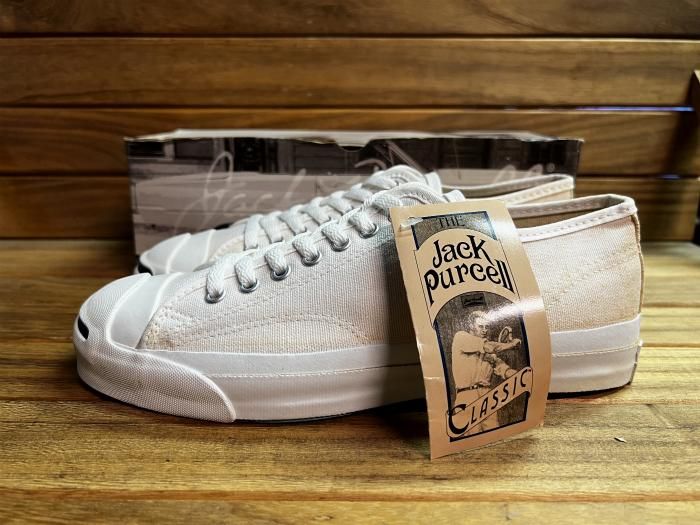 Converse,90s,MADE IN USA,JACK PURCELL,LOW,WHITE,CANVAS,US8,DEAD