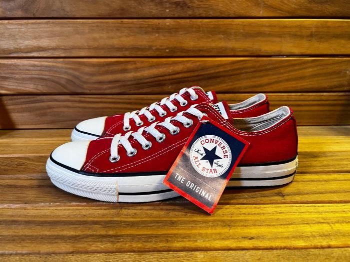 Converse,90s,MADE IN USA,ALL STAR,RED,OX,CANVAS,US9,DEAD STOCK!!