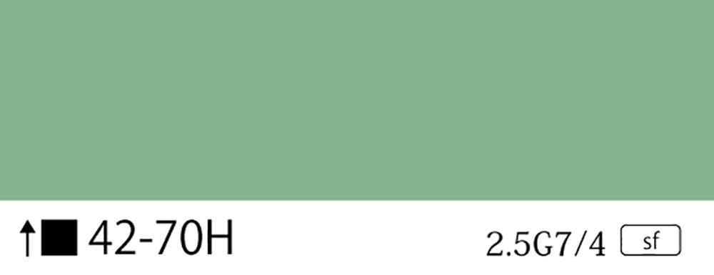 マンセル2.5G7/4 日塗工番号42-70H - 塗料の日塗工・マンセル値の色
