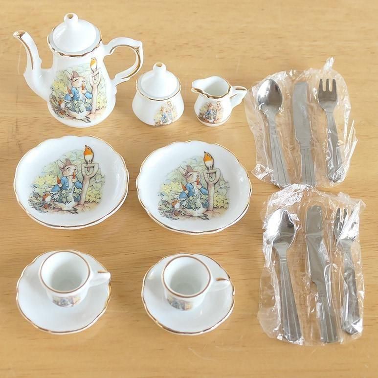 ☆4】ロイター・ポーセリン ピーターラビット ミニチュアピクニック