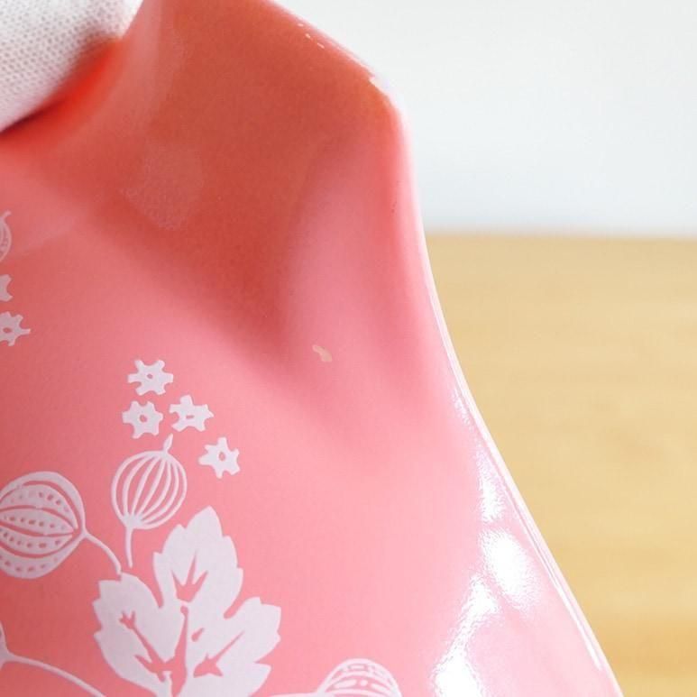 ☆4】オールドパイレックス シンデレラボウル ピンク グースベリー LL