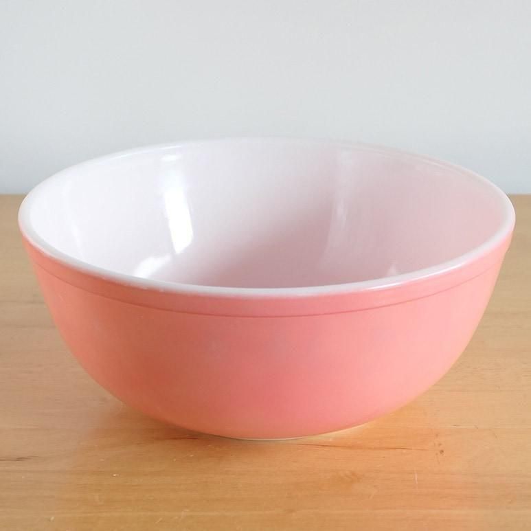 ☆3】オールドパイレックス ミキシングボウル ピンク LLサイズ