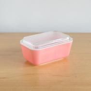 ☆3】オールドパイレックス ミキシングボウル ピンク Lサイズ