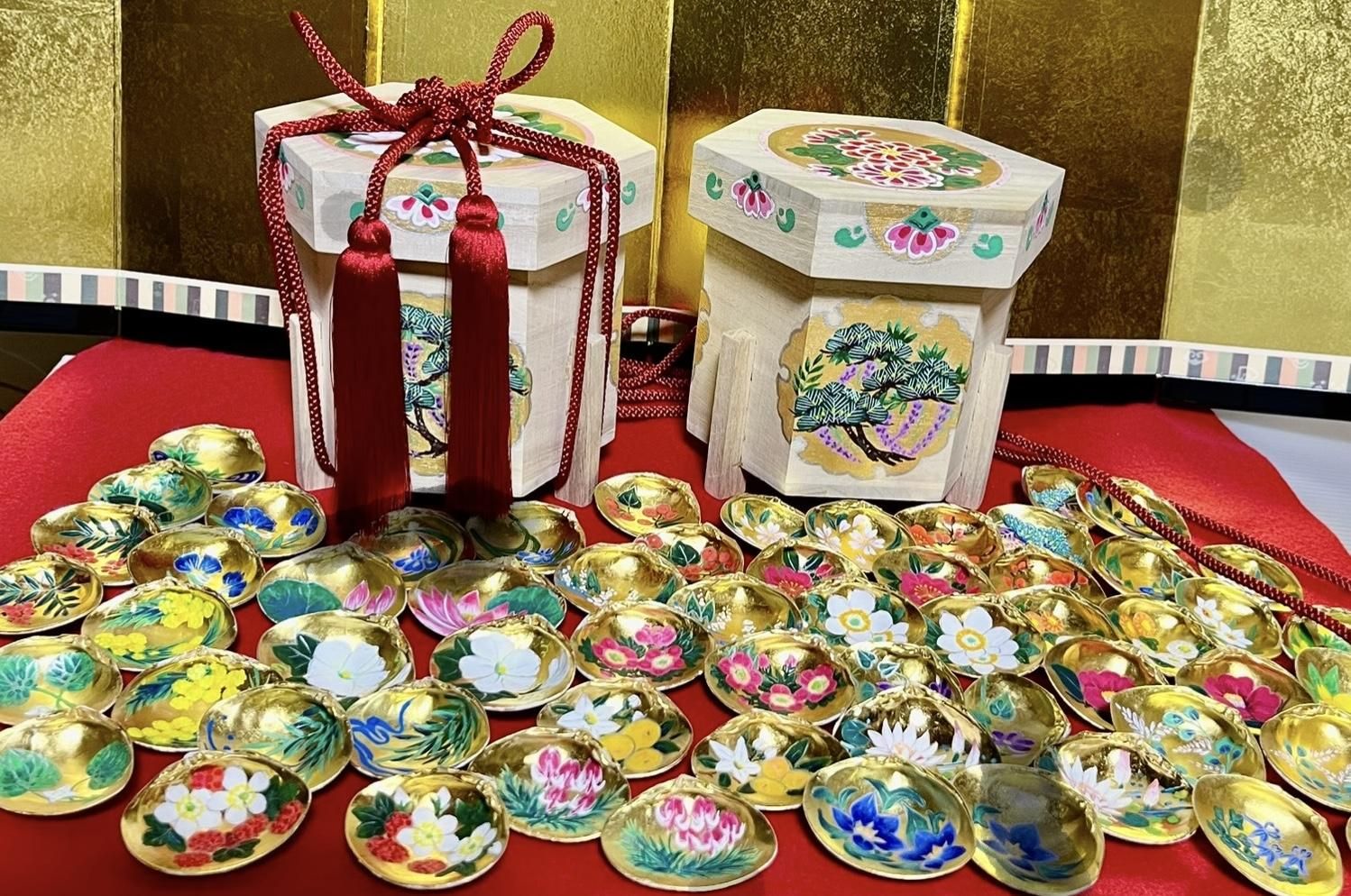 蛤香合、貝桶貝あわせ、犬筥などオリジナル作品の通販～工房『陶彩木』