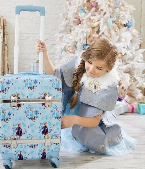 アナと雪の女王 2 アナ＆エルサ Rolling Luggage Sky Blue キャリー