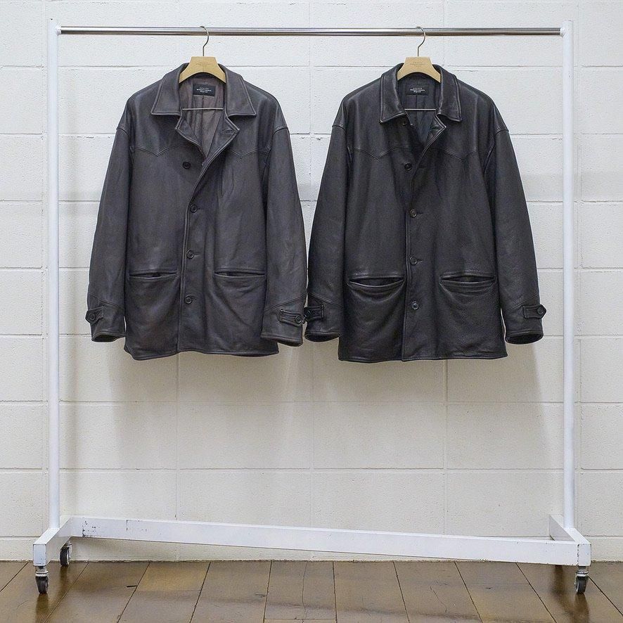 UNUSED / Leather car coat-UNUSEDの通販EQUAL