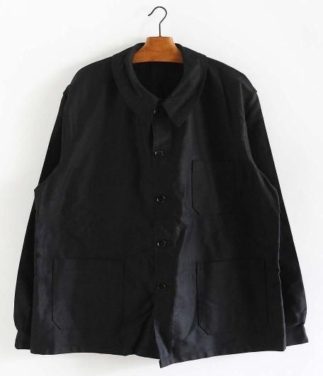 BEAU-FORT ブラックモールスキンフレンチワークジャケット［Dead Stock