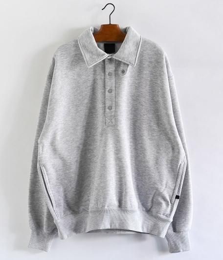 DAIWA PIER 39 TECH SWEAT SNAP PULLOVER [TOP GRAY] - Fresh Service