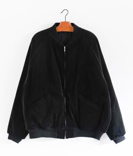 A.PRESSE VINTAGE US NAVY SOUVENIR VELOUR JACKET [BLACK] - Fresh