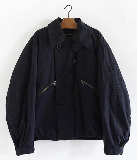 ANACHRONORM Indigo Typewriter Flight Jacket [BLACK NAVY] - Fresh