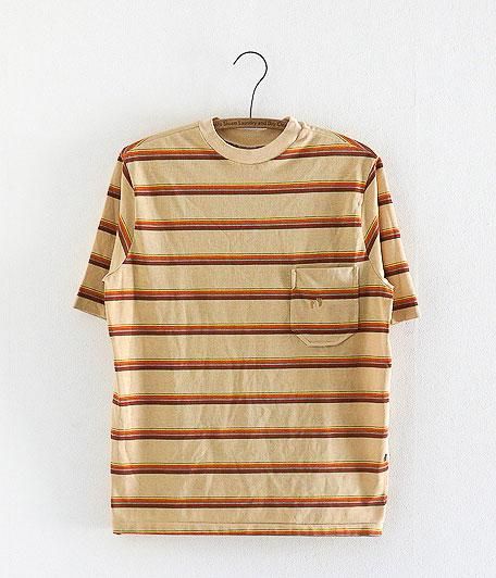 70's HANGTEN マルチボーダーポケットTシャツ - Fresh Service