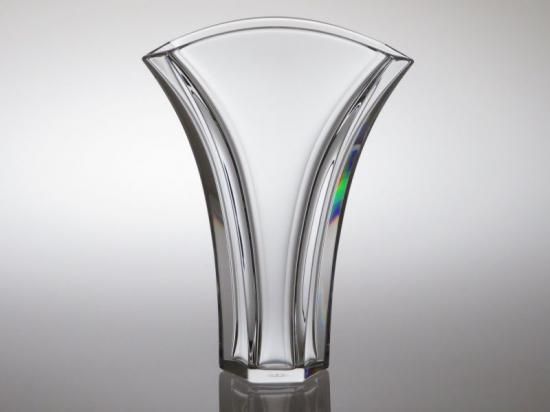 バカラ 花瓶 ○ ギンコ 銀杏 イチョウ フラワー ベース 18cm ヴェース