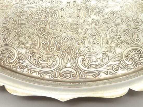 マッピン＆ウェッブ トレイ ○ オーバル シルバートレー 20.5cm EPCA