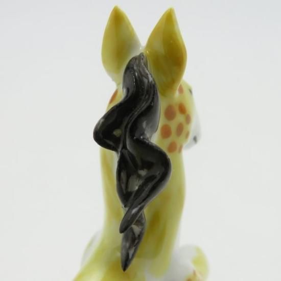 マイセン 置物□ウマ 黄色 フィギュリン 7cm 干支シリーズ 午 馬