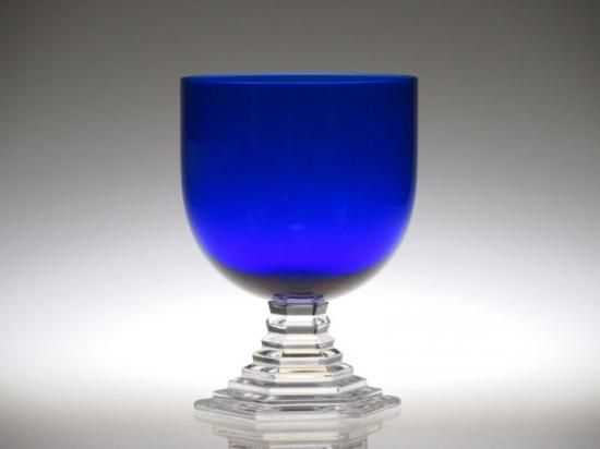 バカラ グラス ○ オルセー ワイングラス コバルトブルー 青 碧